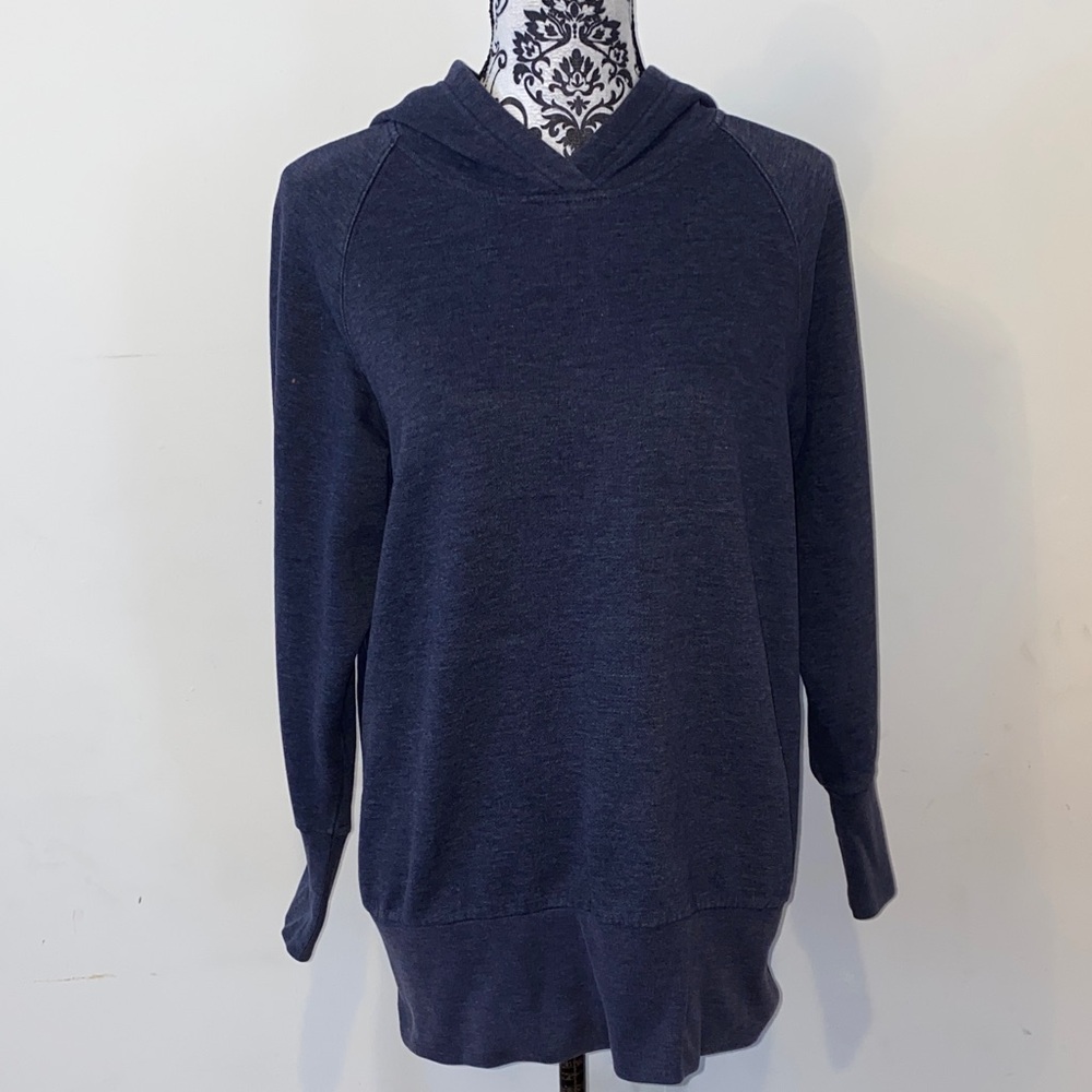 Y2K Moda International Victoria’s Secret Deep Blue Pullover Hoodie Size Medium